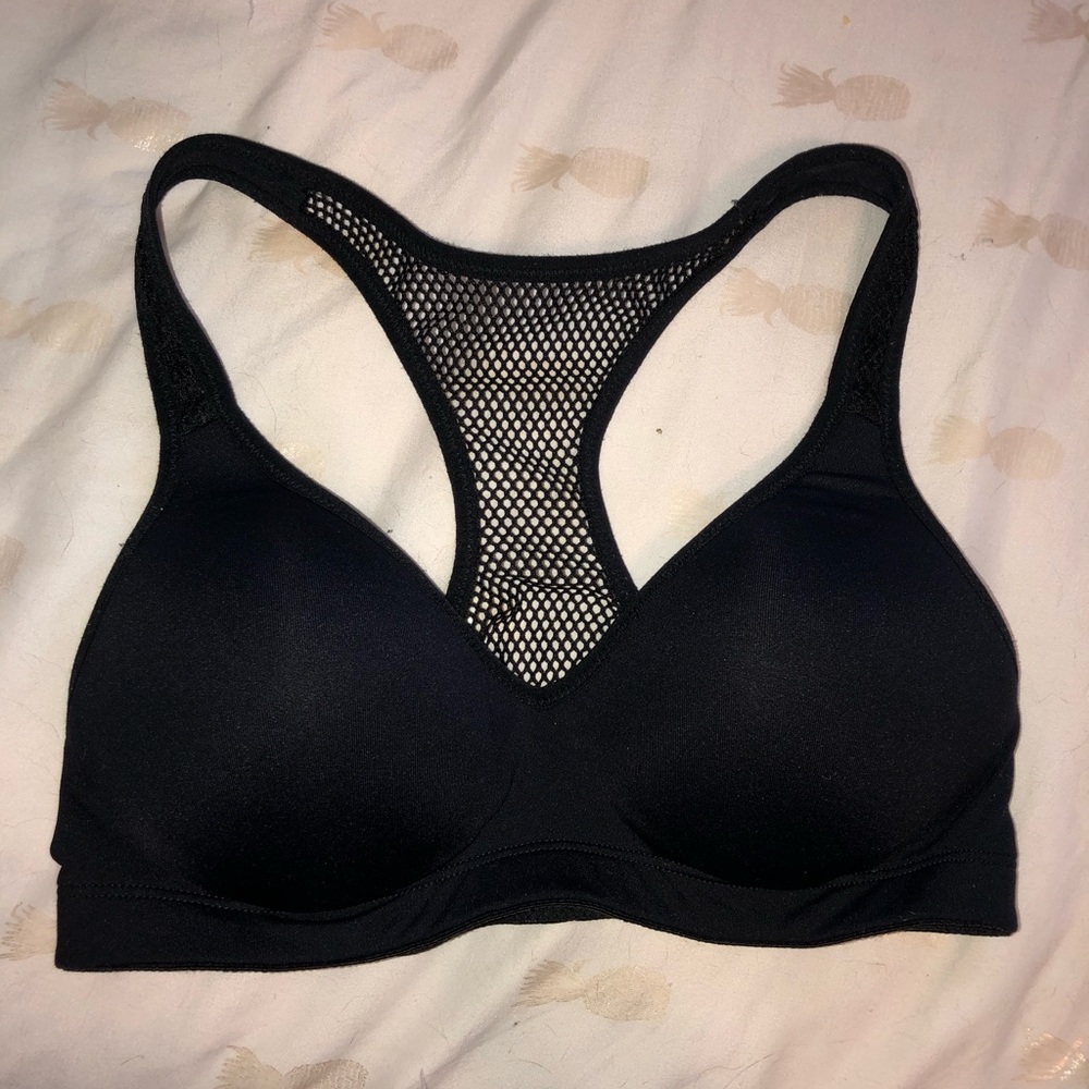 Victoria’s Secret/PINK black sports bra